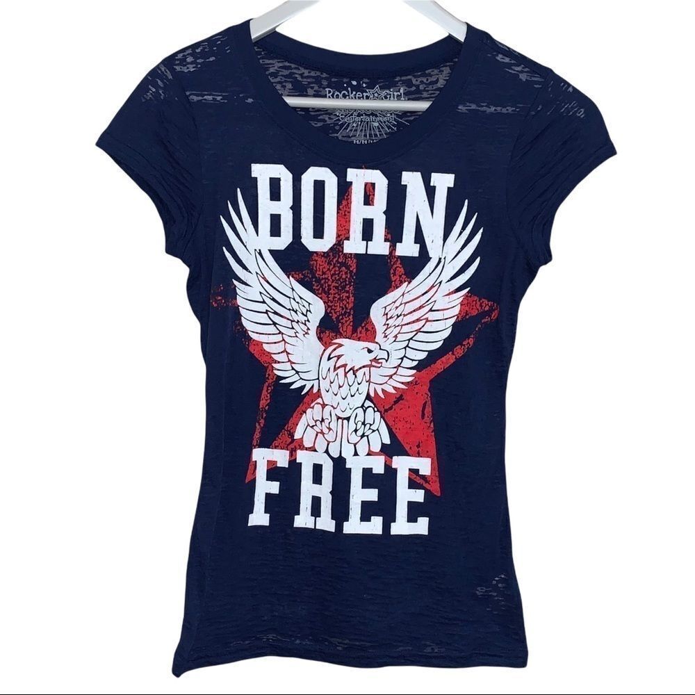 Rocker girl born free blouse medium